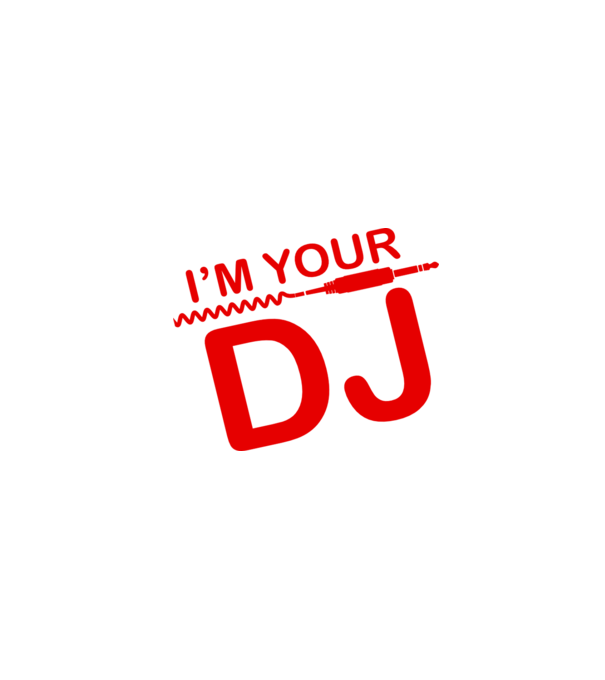 Im your DJ model negru pe tricou