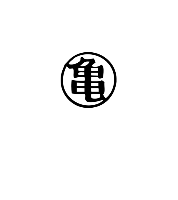 Dragon Ball Z logo model negru pe tricou