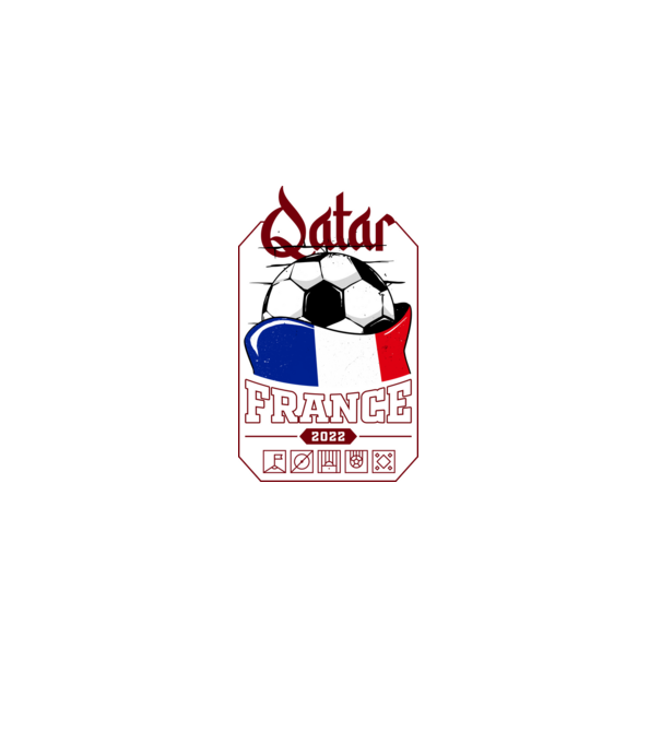 Qatar teams France model negru pe tricou