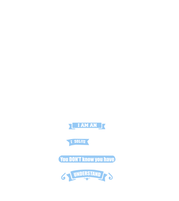 I am an accountant I solve problems model negru pe tricou
