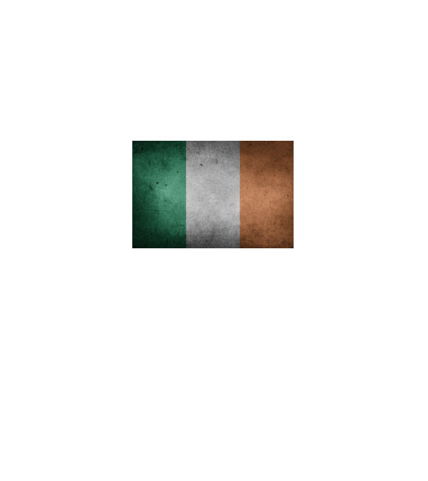 IRELAND model negru pe tricou