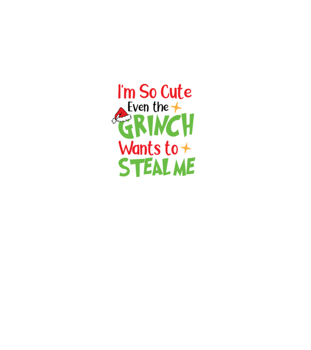So cute Grinch model negru pe tricou