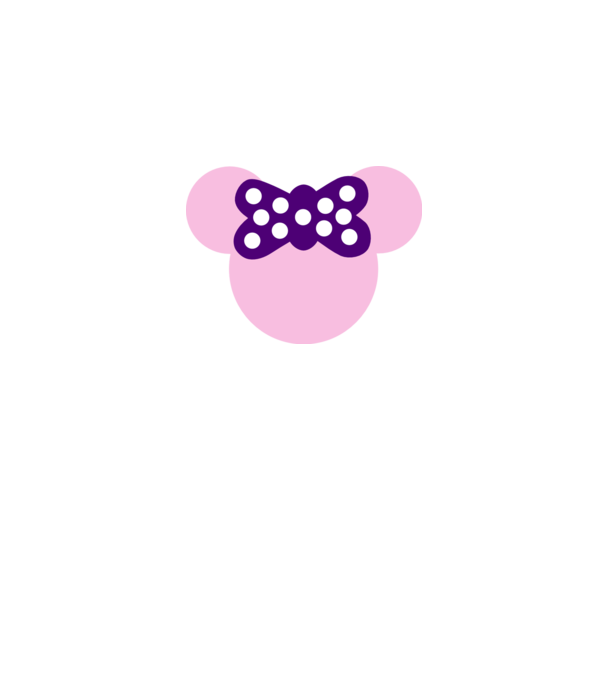 Minnie model alb pe tricou