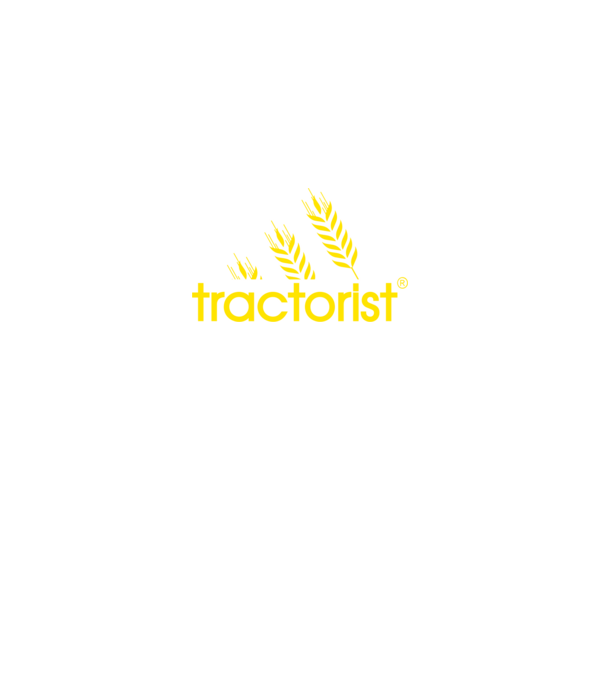tractorist model negru pe tricou