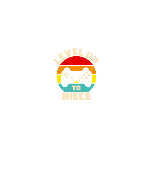 Level Up Niece model negru pe tricou