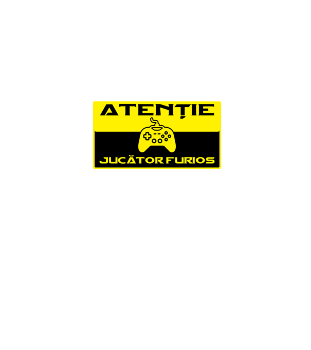Atenție! Jucător furios model albastru jeanși pe tricou