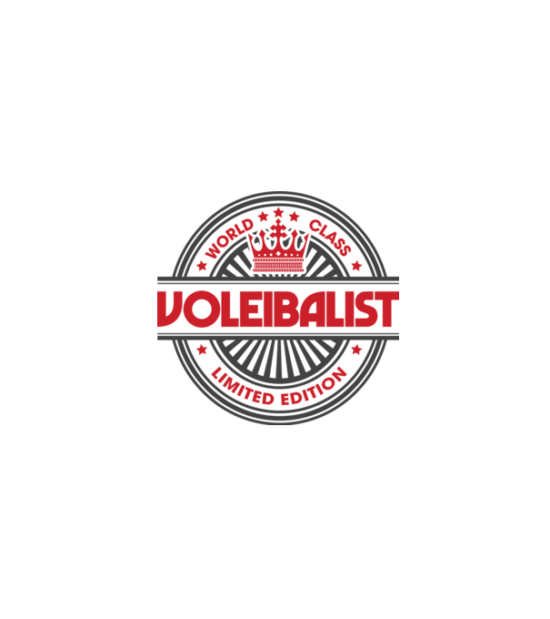 voleibalist model gri pe tricou