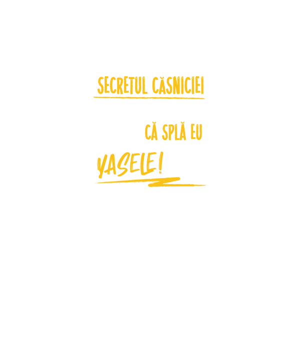 Secretul căsniciei sănătoase model negru pe tricou