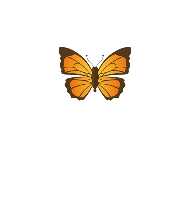Butterfly model galben neon pe tricou