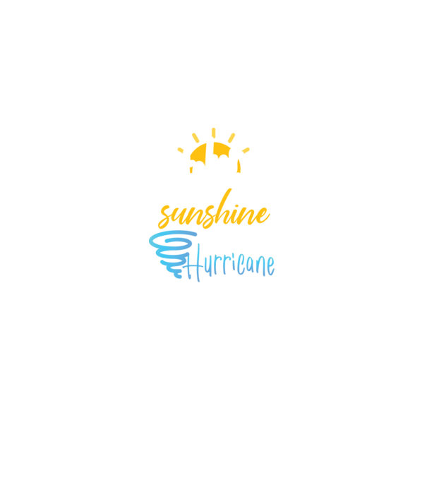 October Girls are Sunshine mixed with a little Hurricane model negru pe tricou