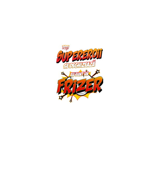 toți supereroii se deghizează, eu sunt un frizer/coafor model gri pe tricou