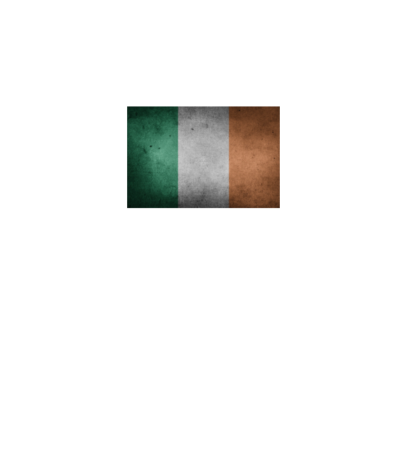 IRELAND model negru pe tricou
