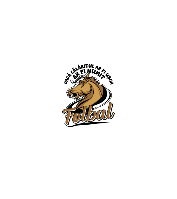 dacă călăritul ar fi ușor ar fi numit fotbal model alb pe tricou