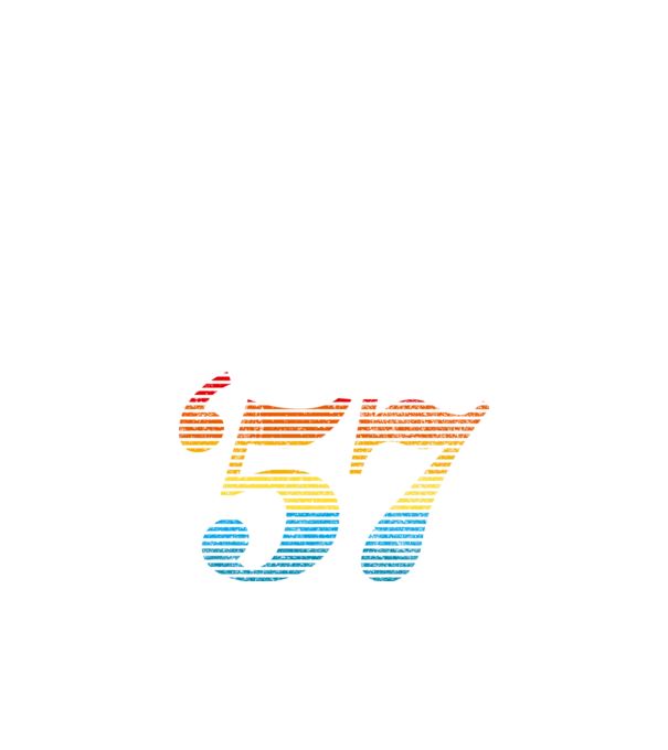 Retro Birthday 1957 model alb pe tricou