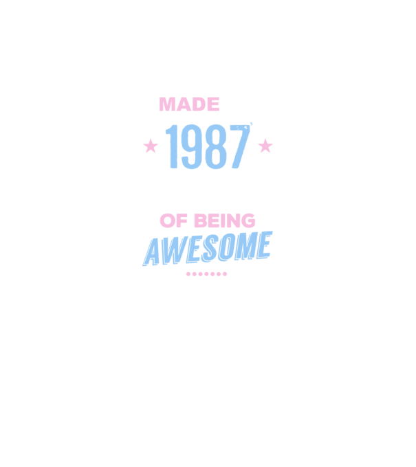 Made in - 1987 model verde neon pe tricou