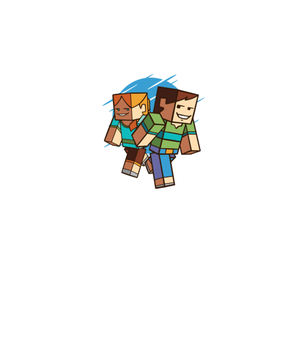 Minecraft model gri pe tricou
