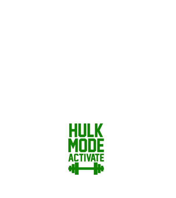 Hulk mode model negru pe tricou