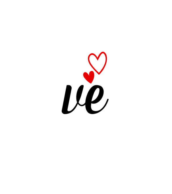 Cuplu LOVE model alb pe tricou