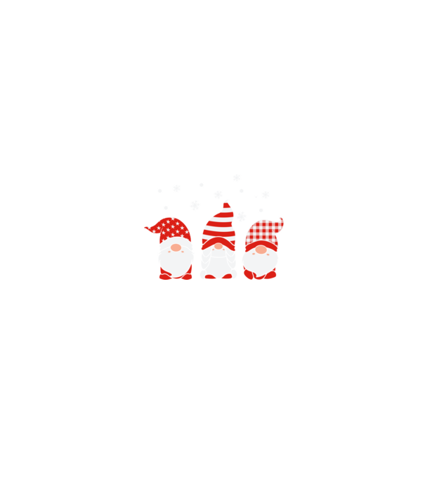 Xmas gnomes model negru pe tricou