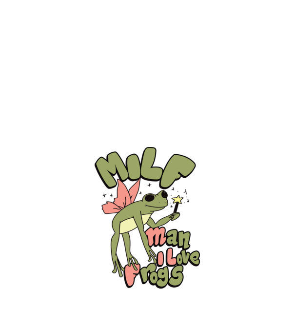 MILF man i love frogs model nisipiu pe tricou