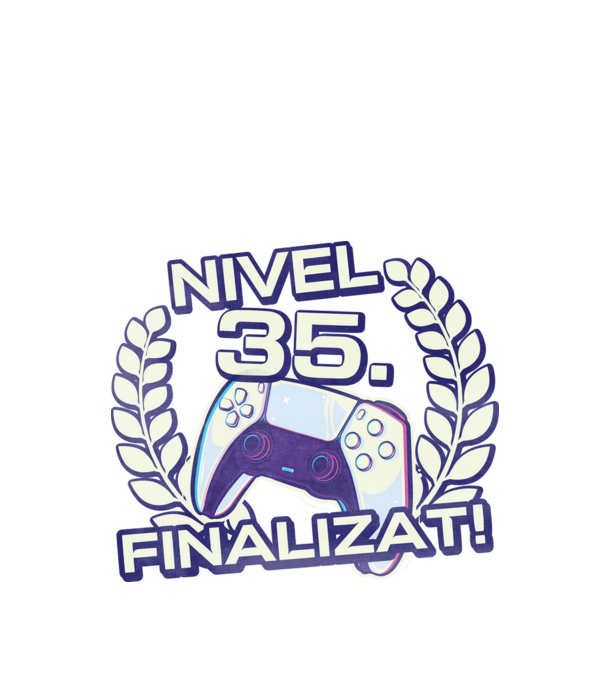 Nivel 35 finalizat! model negru pe tricou
