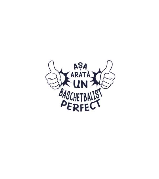 Așa arată un BASCHETBALIST perfect model roșu pe tricou