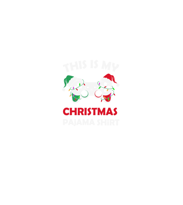 This is my christmas pajama model negru pe tricou