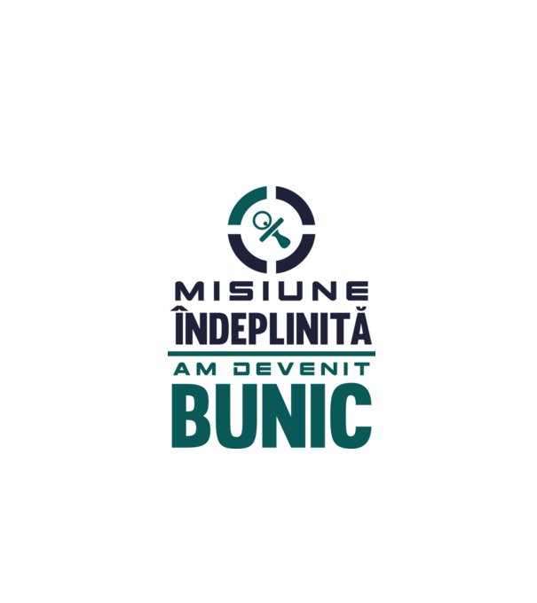 Misiune îndeplinită - am devenit bunic model gri pe tricou