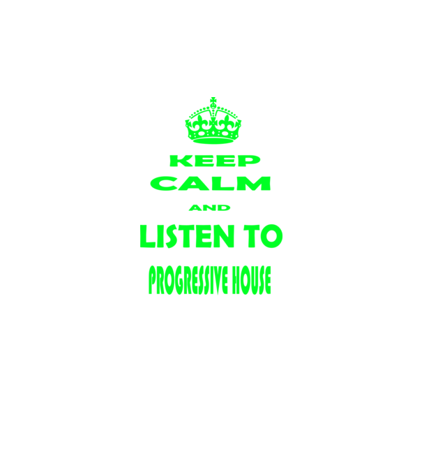 Keep Calm and Listen to prog-house model negru pe tricou