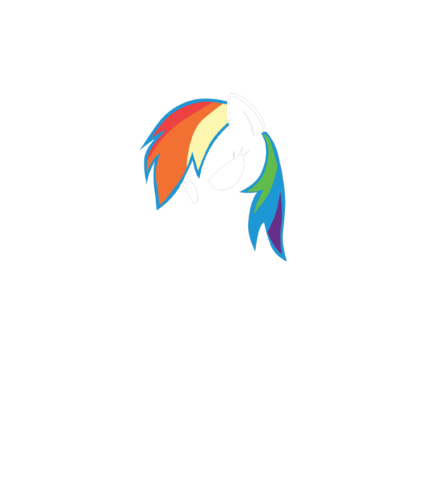 Rainbow Dash model verde neon pe tricou