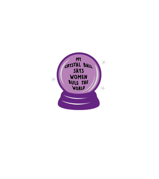 Women rule the world model negru pe tricou