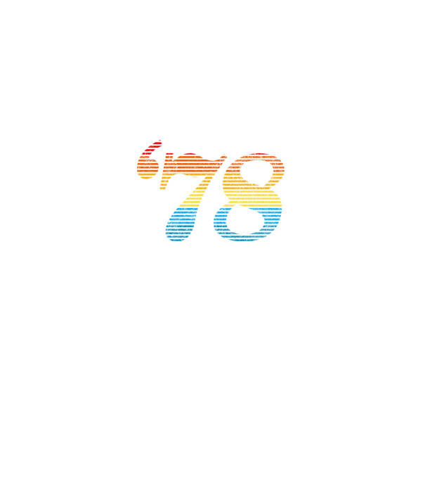 Retro Birthday 1978 model negru pe tricou