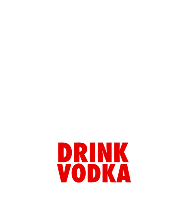 SAVE WATER DRINK VODKA model negru pe tricou