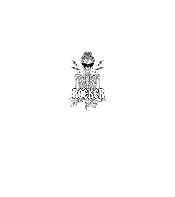 femeie - mutter - rocker model negru pe tricou