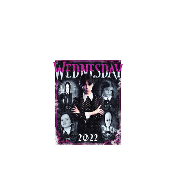 WEDNESDAY ADDAMS multi all time model negru pe tricou
