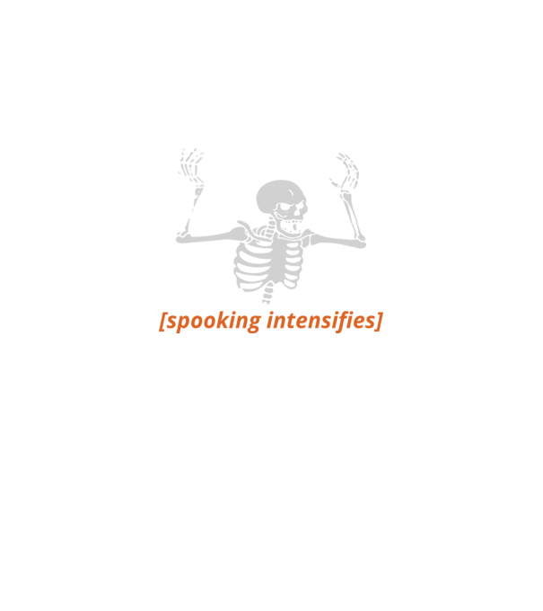 Spooking intensifies model negru pe tricou