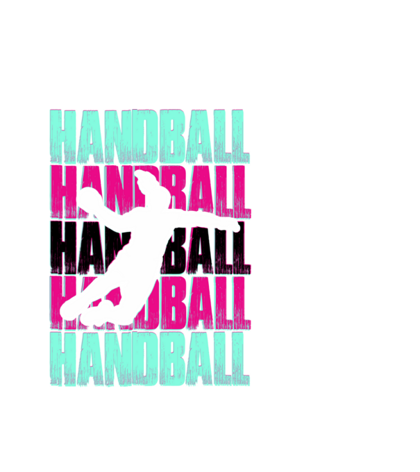 handball model alb pe tricou