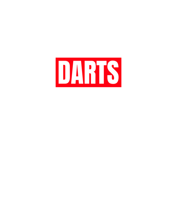DARTS HERO model negru pe tricou