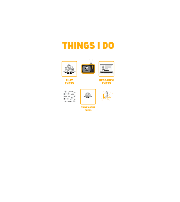Things I do in my spare time model negru pe tricou