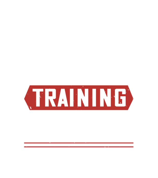 everyday is training day model alb pe tricou