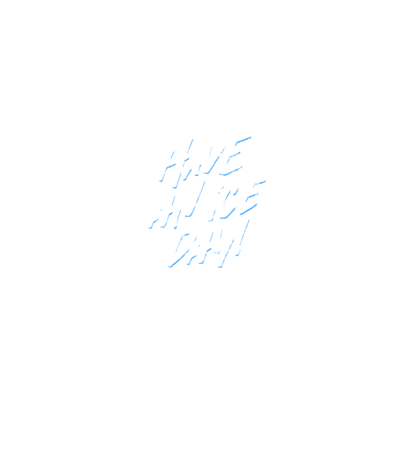 Have an ice day model negru pe tricou