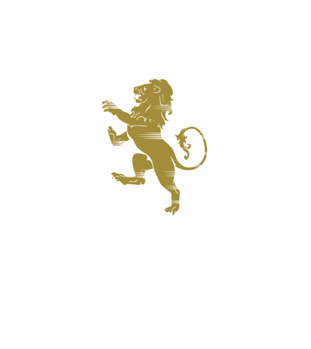 Lion Rampant model negru pe tricou