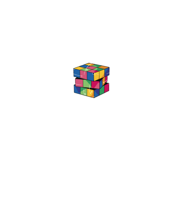 Rubik cube what part model negru pe tricou
