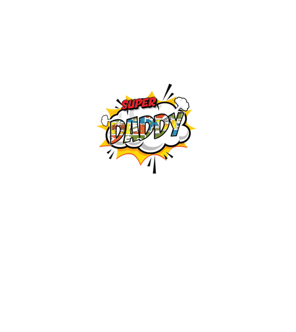 Comic Daddy model bordo pe tricou