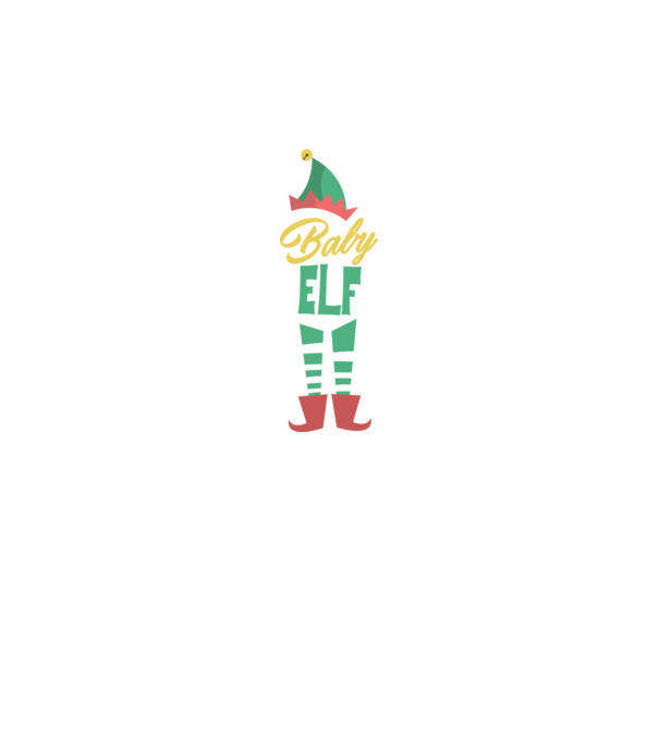 Elf family baby model alb pe tricou