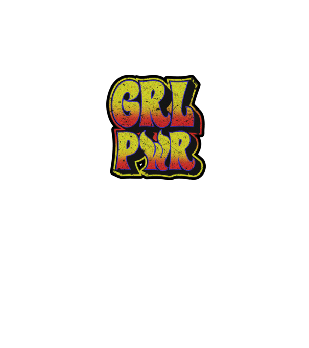 Girl power model alb pe tricou