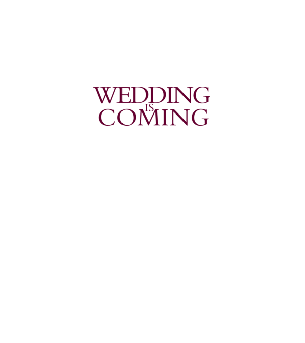 Wedding is coming model dusty pink pe tricou