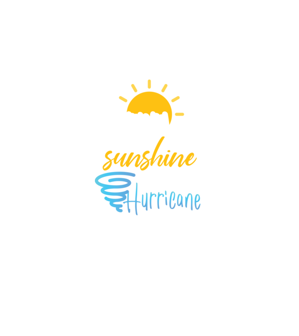 February Girls are Sunshine mixed with a little Hurricane model negru pe tricou