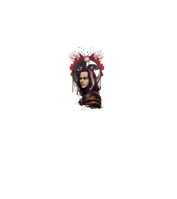 Valar Morghulis model negru pe tricou