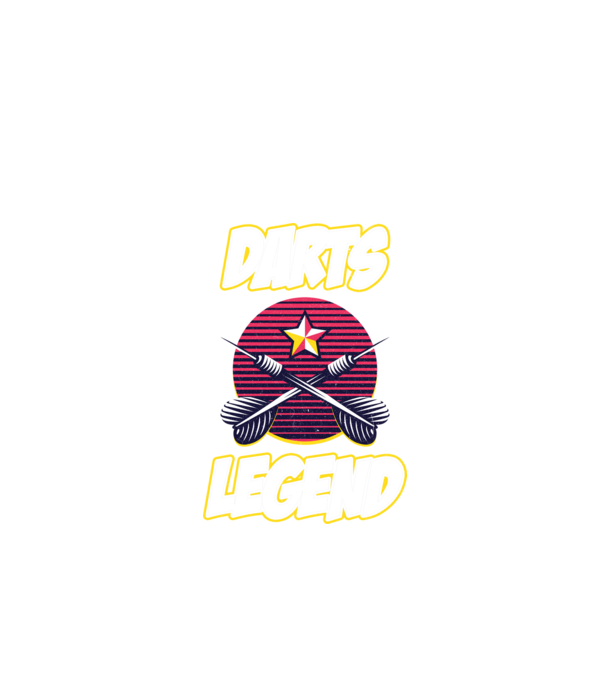 Darts legend model negru pe tricou